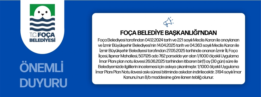 FOÇA BELEDİYESİ